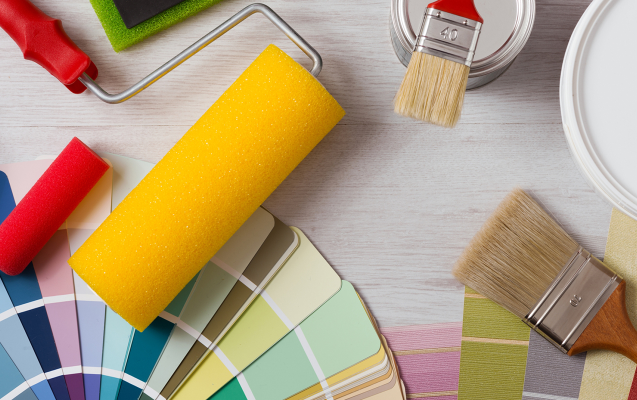 Yapraklı dış cephe boyama